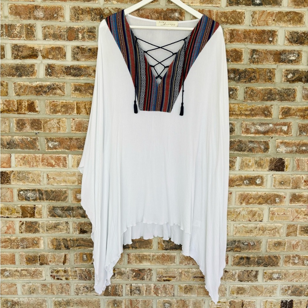 Vintage Havana White Tunic Medium